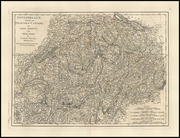 36-Europe and Switzerland Map By Samuel Dunn