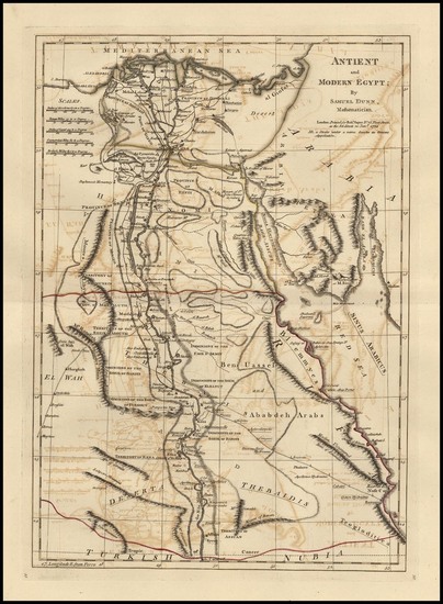 14-Asia, Middle East, Africa and North Africa Map By Robert Sayer