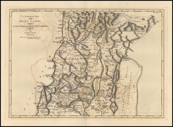 79-Asia and Holy Land Map By Samuel Dunn