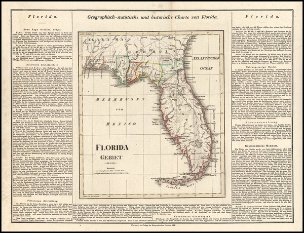 12-Southeast Map By Carl Ferdinand Weiland