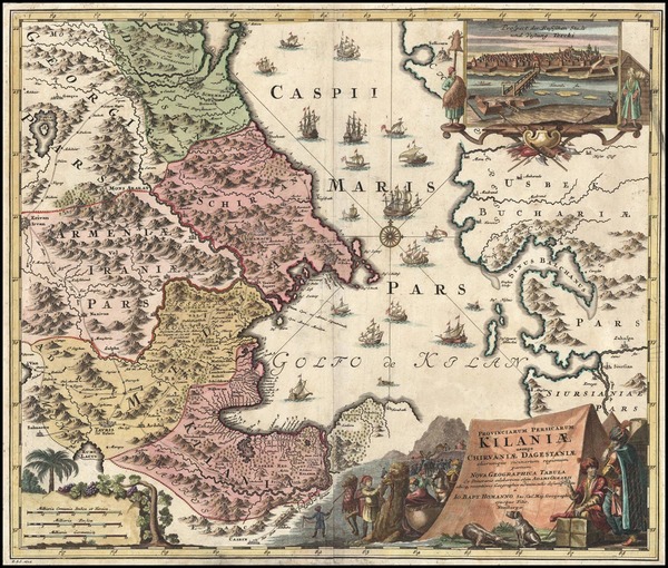 1-Europe, Russia, Asia, Central Asia & Caucasus and Russia in Asia Map By Johann Baptist Homa