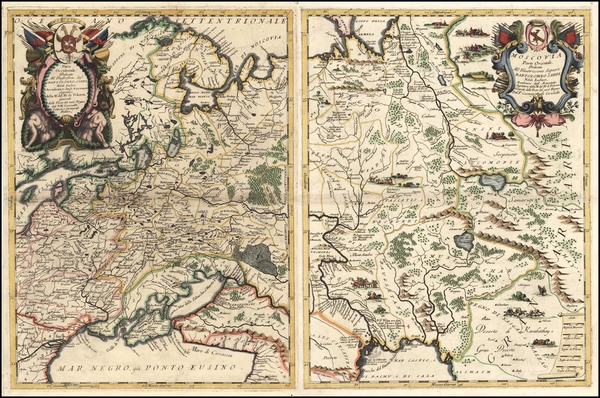 43-Europe, Poland, Russia and Baltic Countries Map By Vincenzo Maria Coronelli