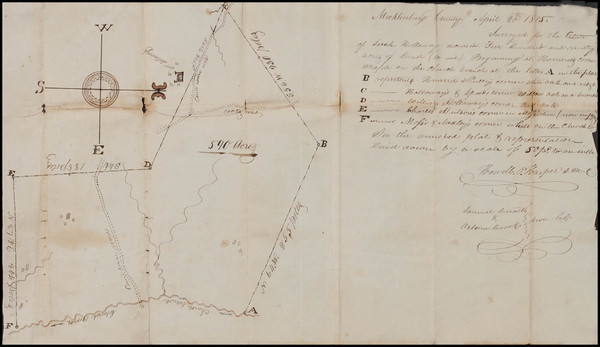 45-Virginia Map By Anonymous