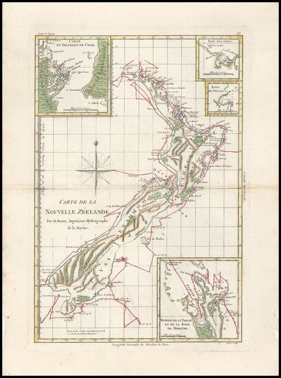 85-Australia & Oceania and New Zealand Map By Rigobert Bonne