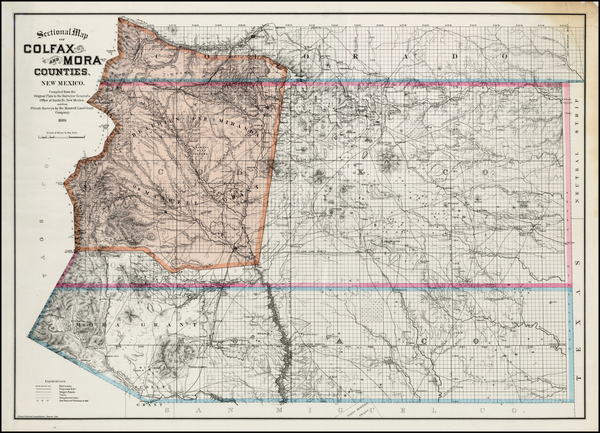 16-Southwest Map By Edward Rollandet