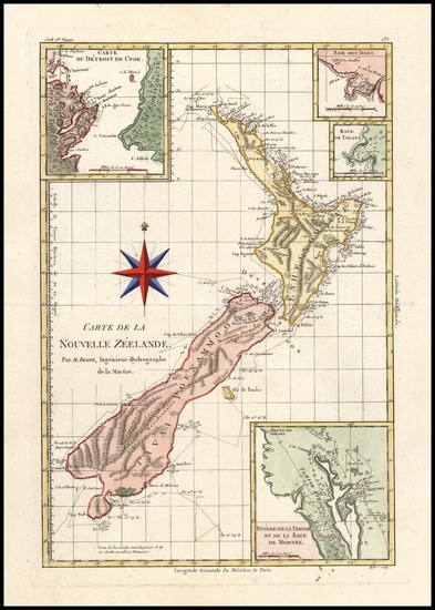 3-Australia & Oceania and New Zealand Map By Rigobert Bonne