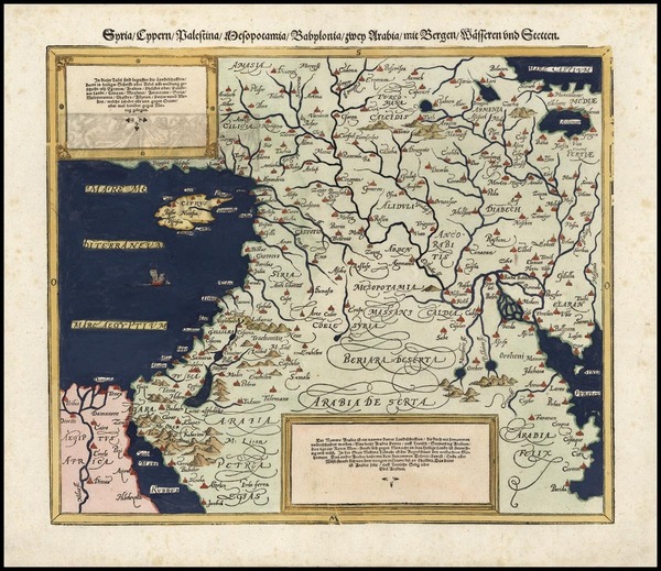 90-Europe, Asia, Middle East, Holy Land, Turkey & Asia Minor and Balearic Islands Map By Sebas