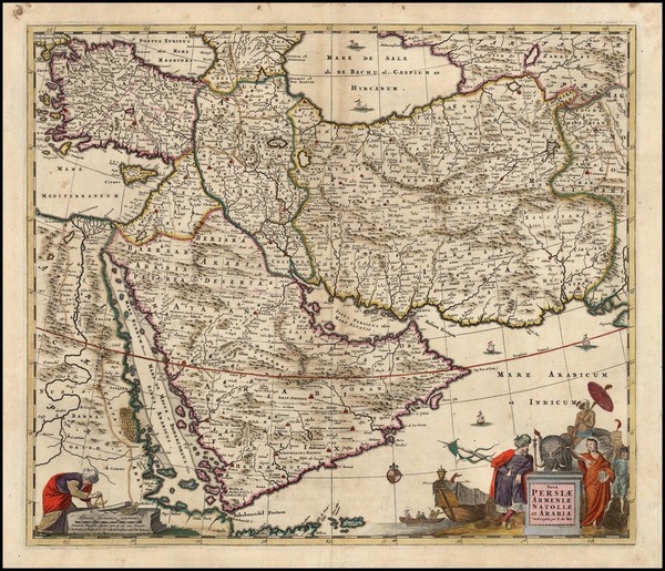 61-Europe, Asia, Central Asia & Caucasus, Middle East and Balearic Islands Map By Frederick De