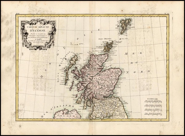 26-Scotland Map By Rigobert Bonne