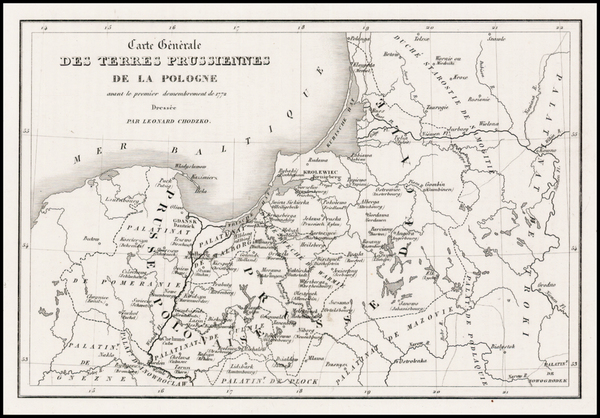 78-Europe and Poland Map By Aleksander Zakrzeski / Leonard Chodzko