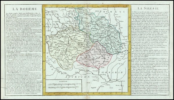 12-Europe and Czech Republic & Slovakia Map By Jean Baptiste Louis Clouet