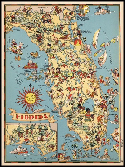 38-Southeast Map By Ruth Taylor White