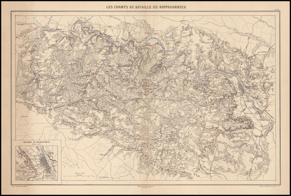 59-Mid-Atlantic and Southeast Map By Edouard Dumas Vorzet