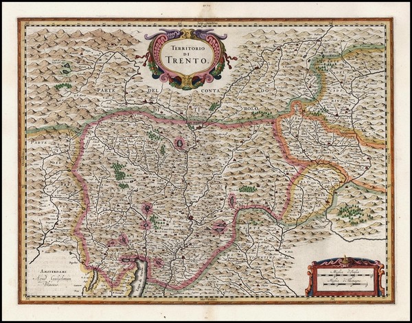 93-Europe and Italy Map By Willem Janszoon Blaeu