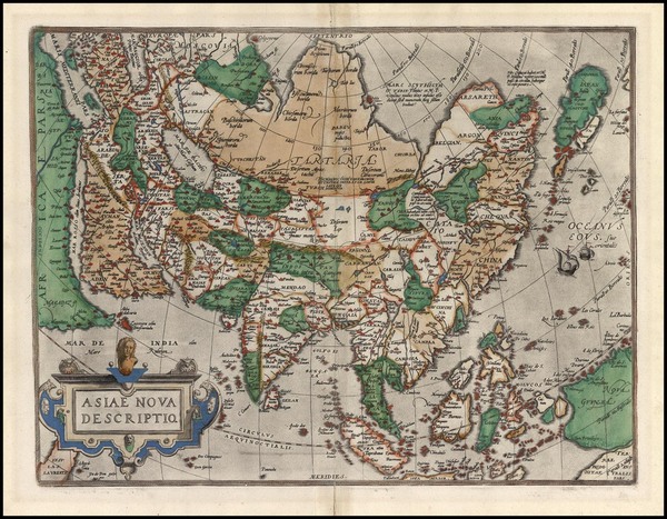 79-Asia, Asia, Australia & Oceania and Oceania Map By Abraham Ortelius