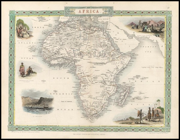 1-Africa and Africa Map By John Tallis