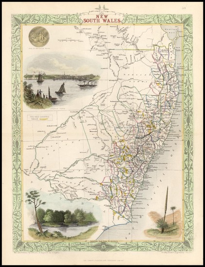 83-Australia & Oceania and Australia Map By John Tallis