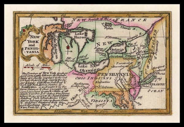 71-New England and Midwest Map By John Gibson