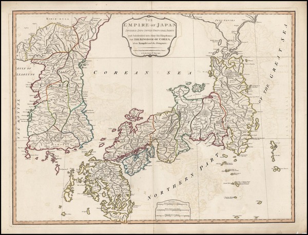 19-Asia, Japan and Korea Map By Laurie & Whittle