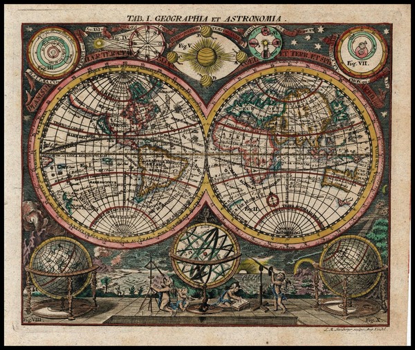 3-World, World, Celestial Maps and Curiosities Map By L Steinberger