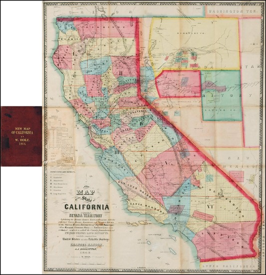 22-Southwest and California Map By A.J. Doolittle  &  Leander Ransom