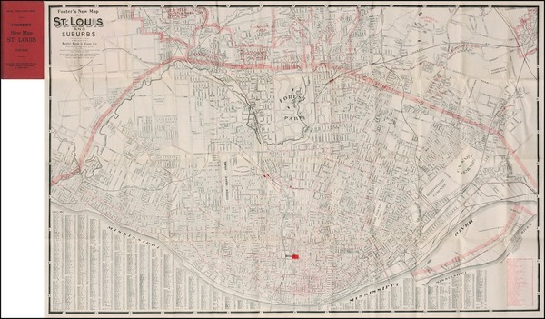 93-Midwest and Plains Map By Foster Book & Cigar Co.