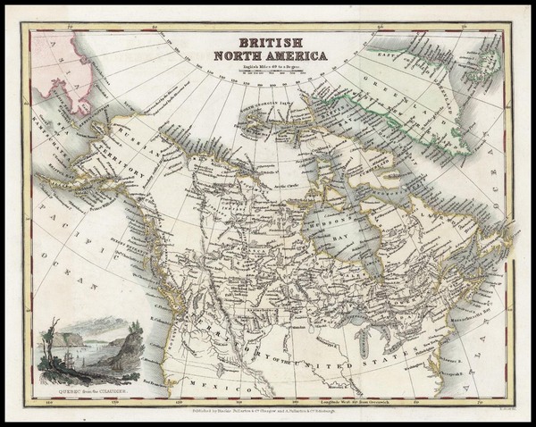 79-South America, America and Canada Map By Archibald Fullarton & Co.