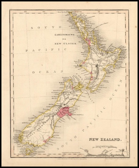 31-Australia & Oceania and New Zealand Map By John Dower