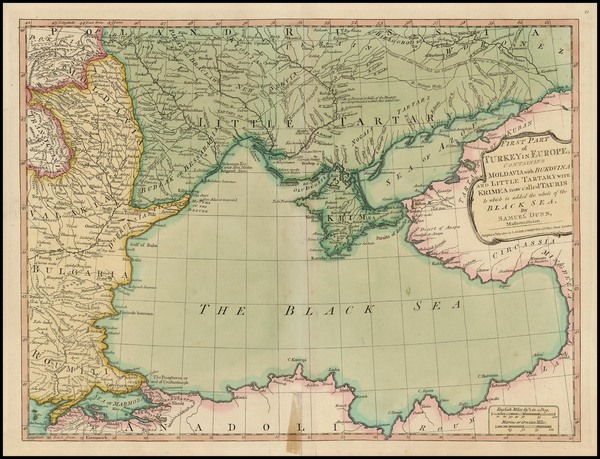 42-Europe, Russia, Romania, Balkans and Turkey Map By Samuel Dunn