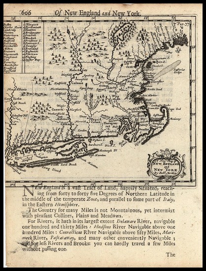 3-New England Map By Robert Morden