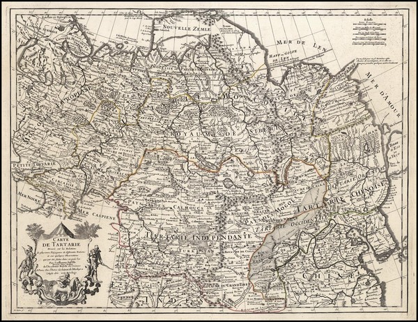 44-Europe, Ukraine, Asia, China, Central Asia & Caucasus and Russia in Asia Map By Guillaume D