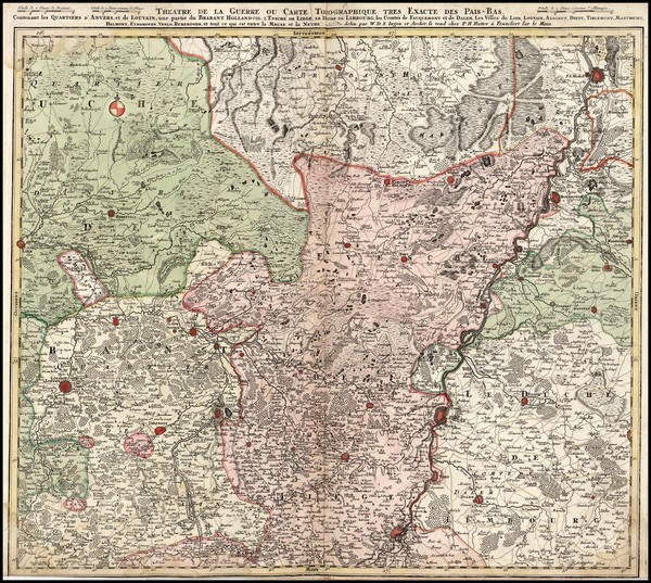 40-Netherlands Map By P.H. Hutter