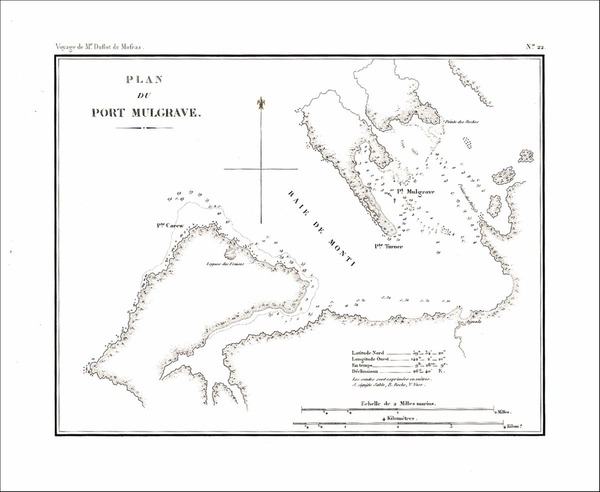 60-Alaska Map By Eugene Duflot De Mofras