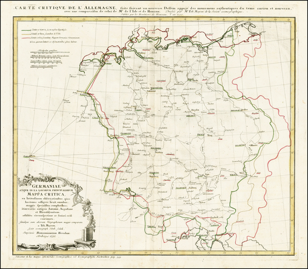 27-Europe, France, Austria, Czech Republic & Slovakia and Germany Map By Tobias Mayer