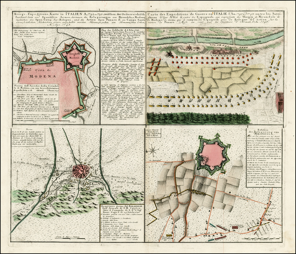 88-Italy Map By Johann Baptist Homann