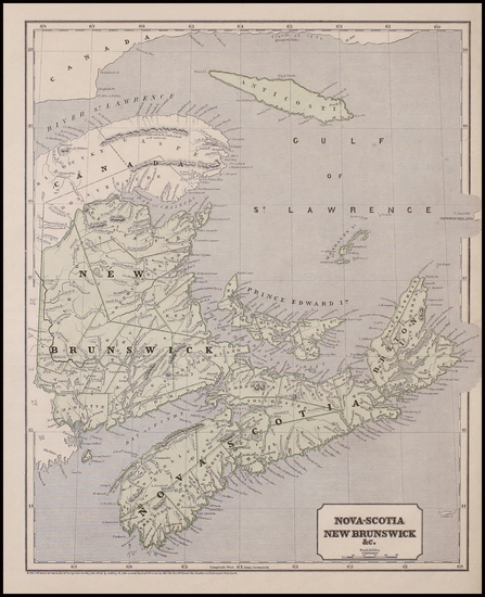 87-Canada Map By Sidney Morse  &  Samuel Breese