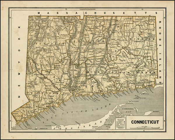 48-New England and Connecticut Map By Sidney Morse  &  Samuel Breese