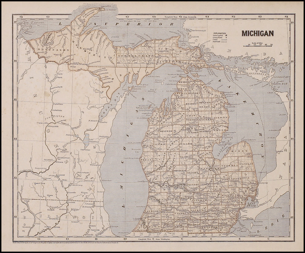 62-Midwest Map By Sidney Morse  &  Samuel Breese