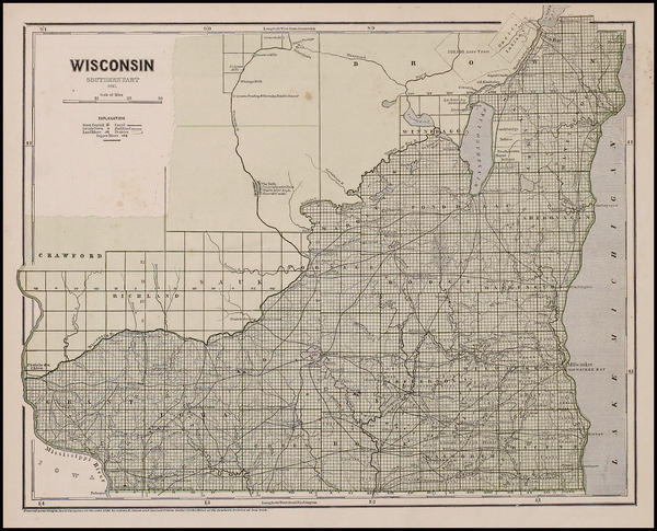 24-Midwest Map By Sidney Morse  &  Samuel Breese