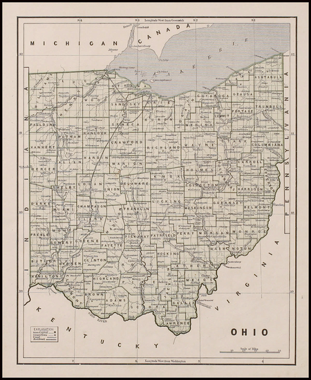 86-Midwest Map By Sidney Morse  &  Samuel Breese