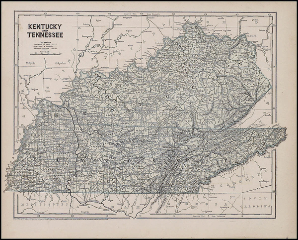 35-South Map By Sidney Morse  &  Samuel Breese