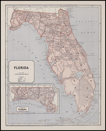 93-Florida Map By Sidney Morse  &  Samuel Breese