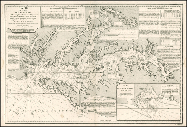 54-Mid-Atlantic and Southeast Map By Antoine Sartine