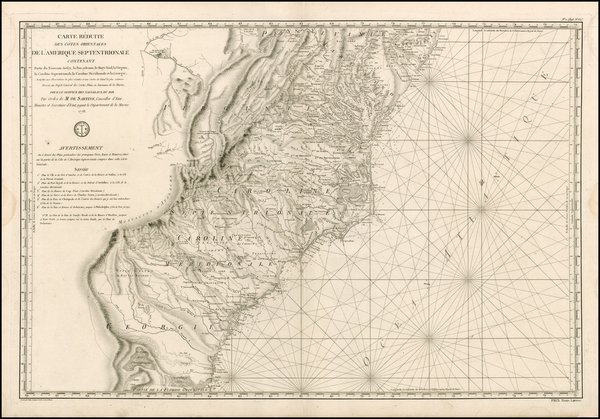 39-Mid-Atlantic and Southeast Map By Antoine Sartine