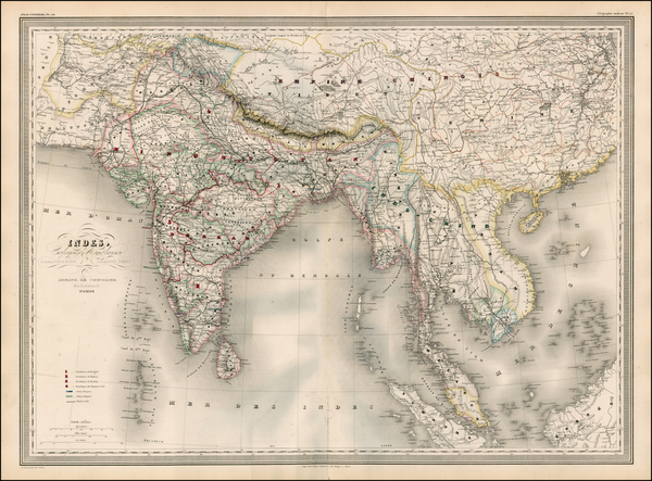 37-Asia, India, Southeast Asia, Central Asia & Caucasus and Turkey & Asia Minor Map By Ado