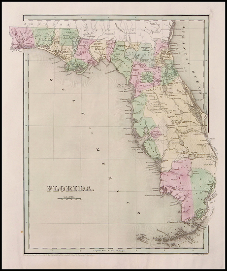 19-Southeast Map By Thomas Gamaliel Bradford