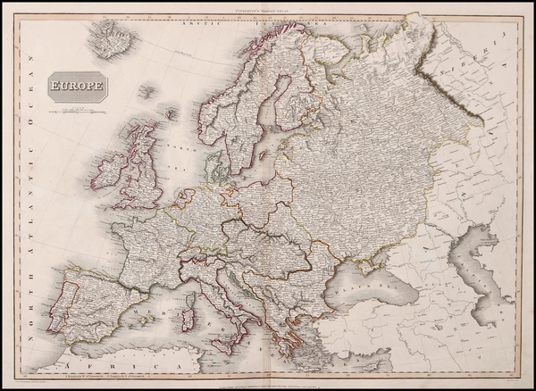 64-Europe and Europe Map By John Pinkerton