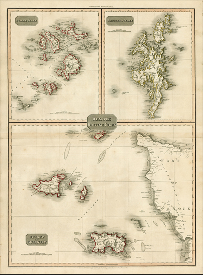 63-British Isles and British Counties Map By John Pinkerton