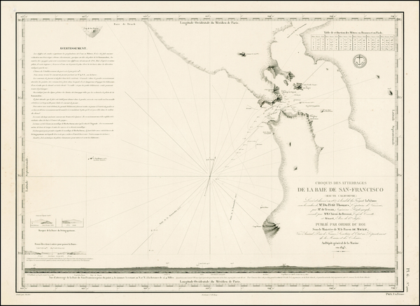 21-California and San Francisco & Bay Area Map By Abel Aubert   Du Petit-Thouars