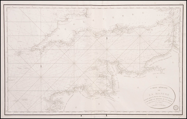 20-Europe, British Isles, France and Spain Map By Depot de la Marine